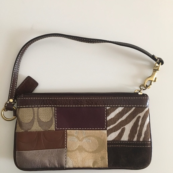 Multicolored Coach Wristlet - Picture 2 of 5